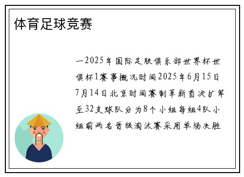 体育足球竞赛